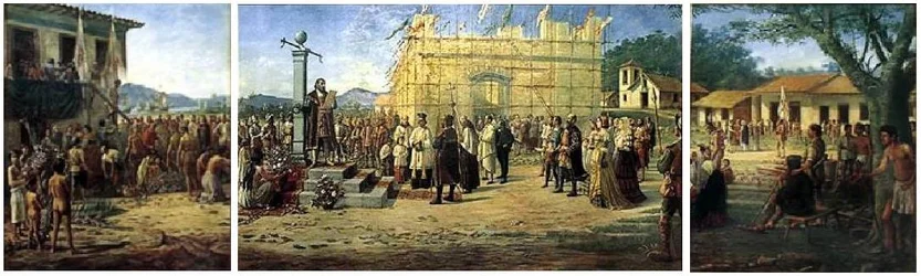 Braz Cubas Reading the Charter of the Village